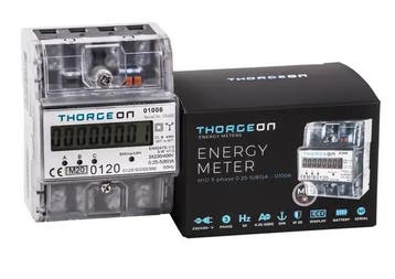 3-fase Din Energiemeter 80A MID gekeurd, Ophalen of Verzenden, Nieuw