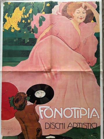 Marcello Dudovich - Fonotipia Dischi Artistici manifesto