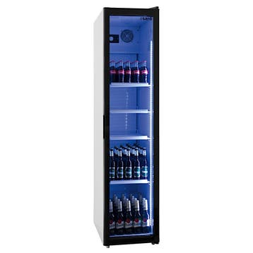 Drankenkoeling | 301L | Wit/Zwart | +2°C/+8°C | Statisch +, Zakelijke goederen, Verzenden, Nieuw in verpakking