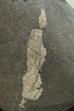 natuursteen - Suiseki monyo-Ishi gereed onder de maan -