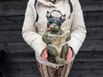 Beeld, Bulldog Reading on the Toilet - 28,5 cm - Hars - 2026