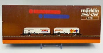 Märklin Z - 8216 - Ensemble de wagons de marchandises pour