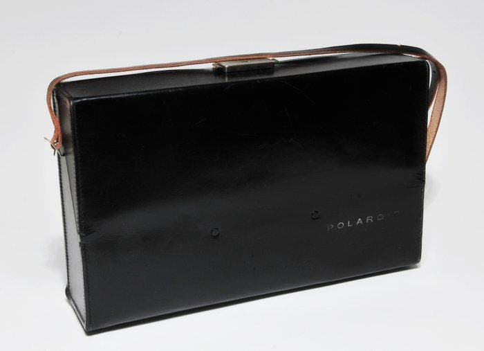 Polaroid Borsa per SX-70 in cuoio nero vintage per, Audio, Tv en Foto, Fotocamera's Analoog