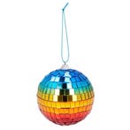 Regenboog Discobal 8cm 6st, Hobby en Vrije tijd, Verzenden, Nieuw