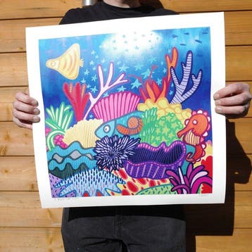 Kev Munday - Starlit Reef - Limited Edition Giclee Print