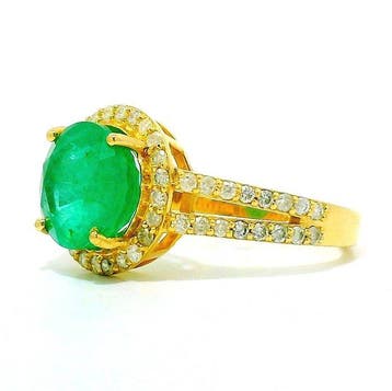 Sans prix de réserve - Bague - 14 carats Or jaune - 2.98ct., Nieuw
