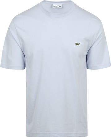 Lacoste T-Shirt Lichtblauw maat Maat 52/54 (L) Heren, Vêtements | Hommes, T-shirts, Verzenden