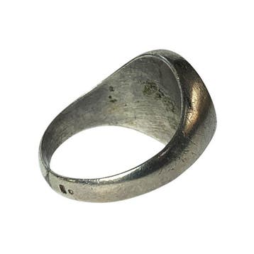 Vintage Sterling Silver Monogrammed Signet Ring - Sceau -, Antiek en Kunst