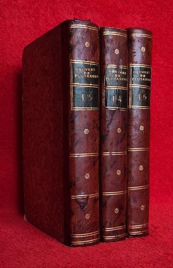 Plutarch - Œuvres morales de Plutarque [Beautiful engraved, Antiek en Kunst