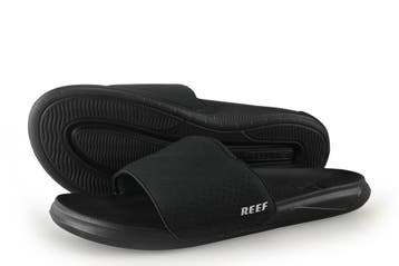 Reef Slippers in maat 45 Zwart, Kleding | Heren, Slippers, Verzenden, Zwart, Zo goed als nieuw
