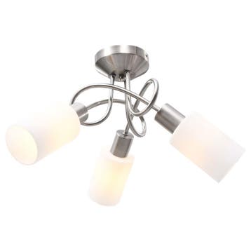 vidaXL Plafondlamp met keramieke cilindervormige kappen, Verzenden