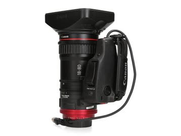 Canon CN-E18-80mm T4.4 L IS KAS S + Canon ZSG-C10 Zoom Grip, Ophalen of Verzenden