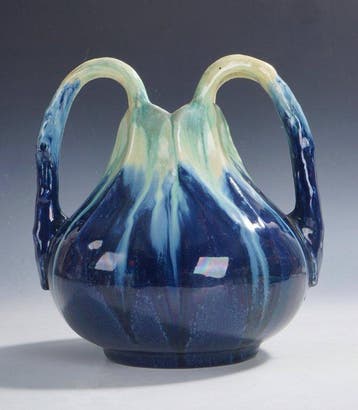 Faïencerie de Thulin - Vase - Belgique • Grand vase Art Déco