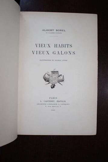 Albert Sorel - Vieux habits, vieux galons - un des 80