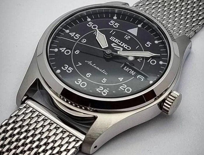 Seiko - 5 Sports Automatic Pilot - Sans prix de réserve -, Handtassen en Accessoires, Horloges | Heren