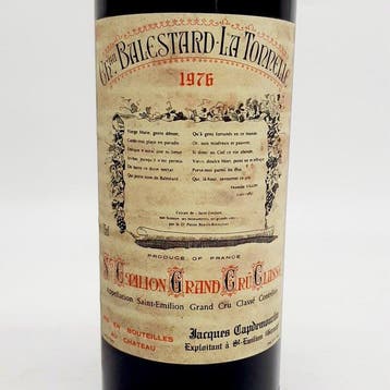 1976 Chateau Balestard La Tonnelle - Saint-Émilion Grand Cru