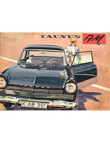 1958 FORD TAUNUS 17M BROCHURE NEDERLANDS, Nieuw
