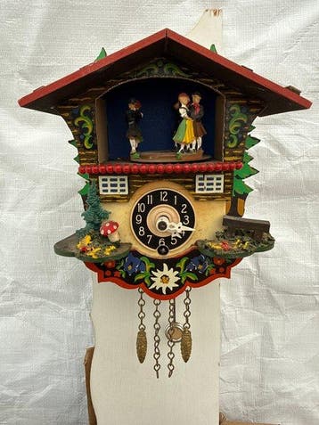 Koekoeksklok - Hout - 1960-1970, Antiek en Kunst