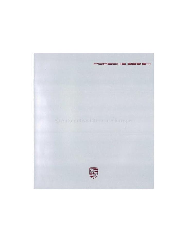 1988 PORSCHE 928 S4 BROCHURE ENGELS, Livres, Autos | Brochures & Magazines