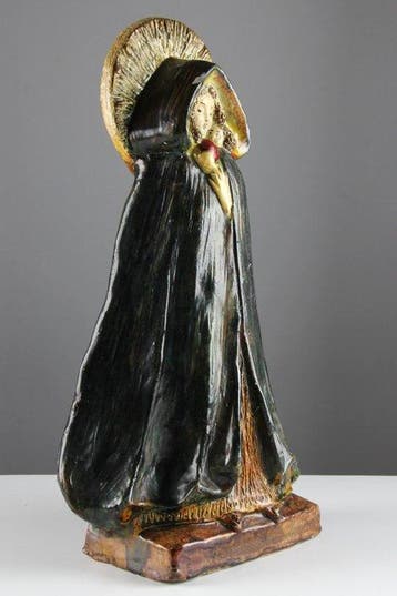 Noceram - Beeldje - Madonna and Child - Vlaams Aardewerk, Antiek en Kunst