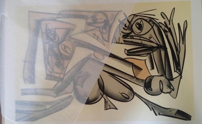 Antonio Saura (1930-1998) - Kafka, Tagebucher,, Antiek en Kunst, Antiek | Overige Antiek