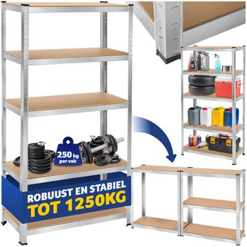 Werkplaatsrek - 180 x 90 x 40 cm, 1250 kg, Verzenden
