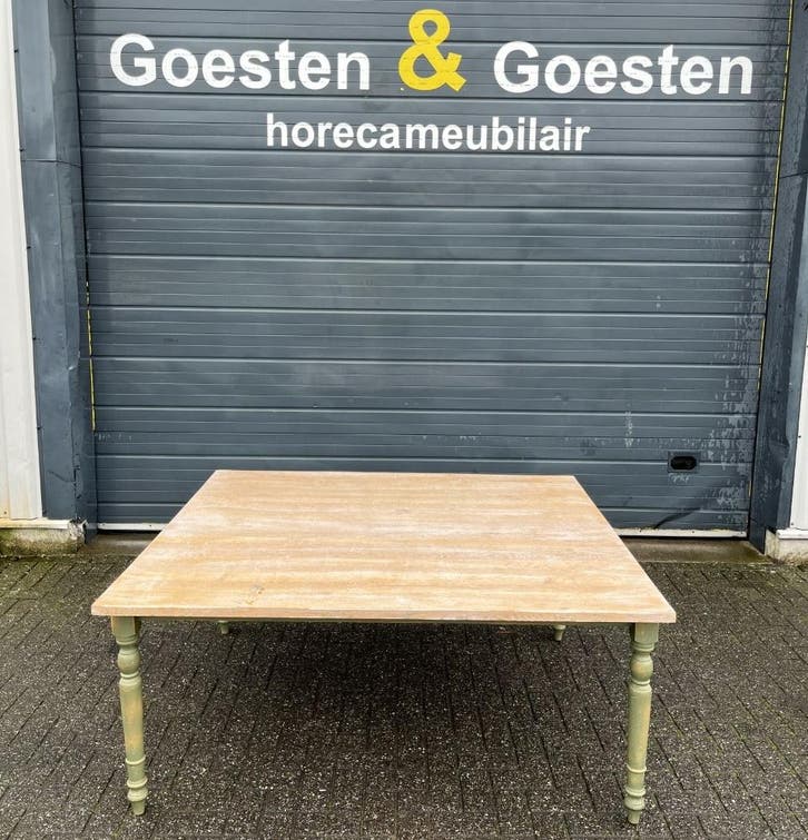 Gebruikte Horecatafel T1067 - (166x150cm), Huis en Inrichting, Tafels | Eettafels, Ophalen