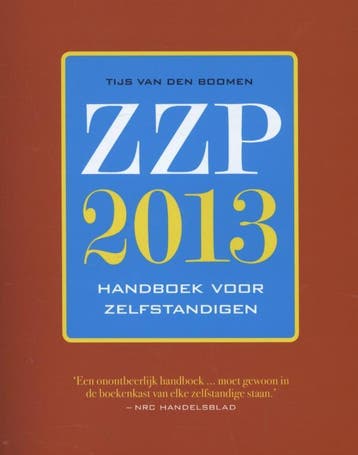 ZZP 2013 9789057123771 Tijs van den Boomen, Verzenden, Gelezen, Tijs van den Boomen