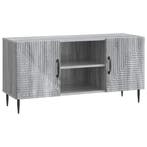 vidaXL TV Kast Grijs sonoma 102 x 34,5 x 50 cm Bewerkt hout, Verzenden