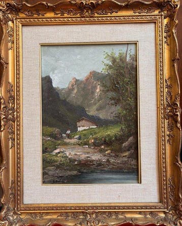 Scuola europea (XX), Firmato Lewis - Montano