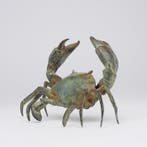 Sculpture, NO RESERVE PRICE - Bronze Patinated Crab