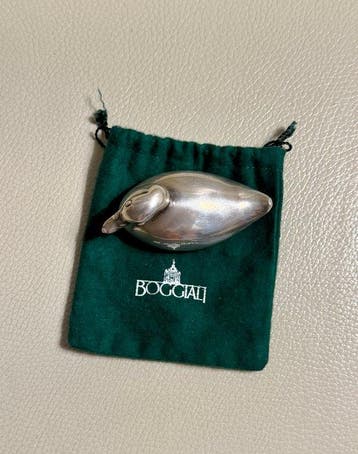 Boggiali - Beeldje - Duck “Florence Hallmarked” & drawstring