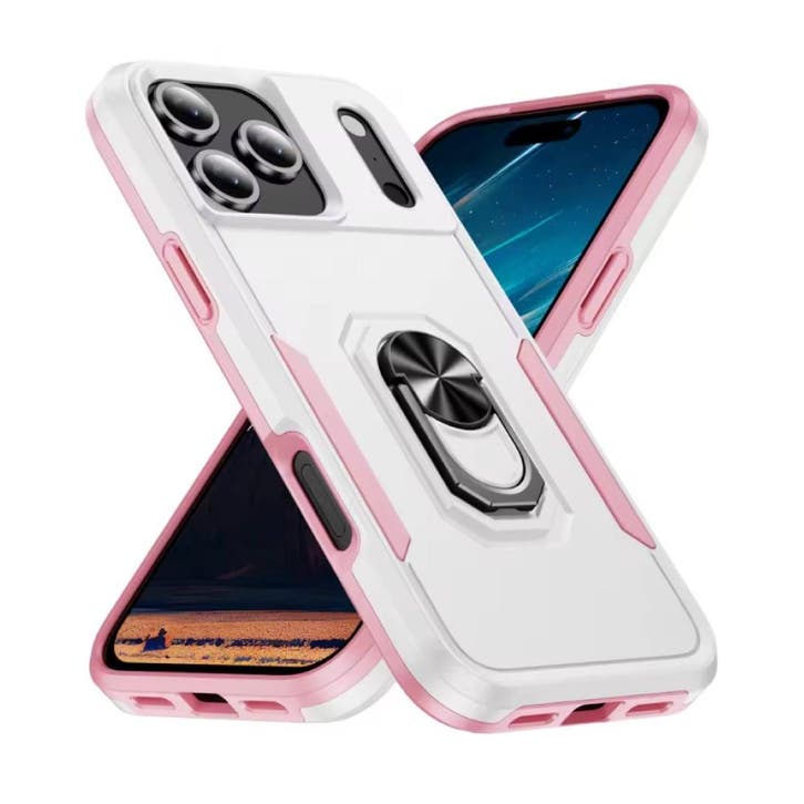 iPhone 16 Plus - Militair Shockproof Hoesje met Kickstand -, Telecommunicatie, Mobiele telefoons | Hoesjes en Screenprotectors | Apple iPhone