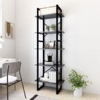 vidaXL Boekenkast met 5 schappen 60x30x175 cm bewerkt hout, Verzenden, Nieuw