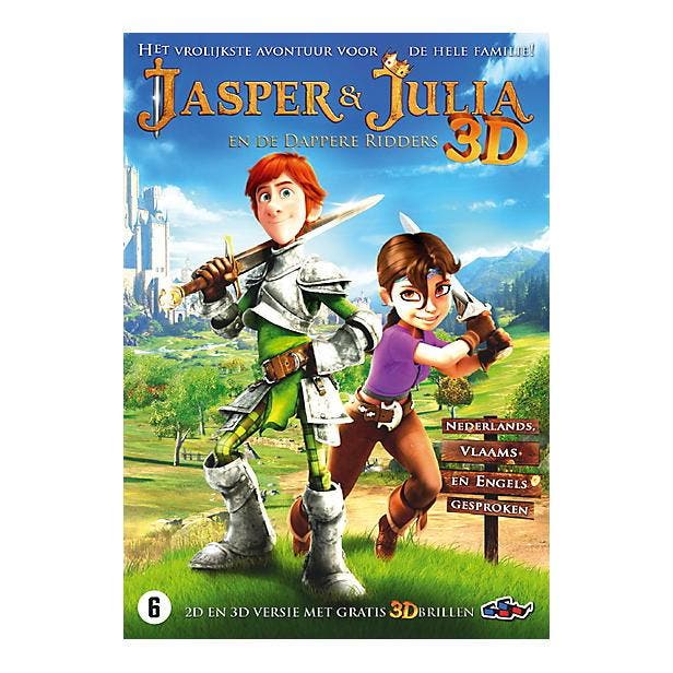 Jasper & Julia en de dappere ridders op DVD, CD & DVD, DVD | Films d'animation & Dessins animés, Envoi