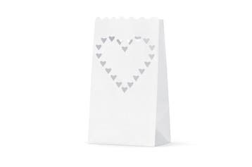 Candle Bags Hartjes 26cm 10st, Verzenden, Nieuw