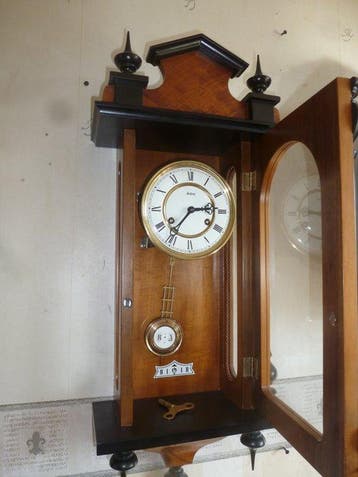Regulateur - - Walnoot - 1980-1990, Antiquités & Art