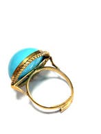 Turquoise - Argent - Bague
