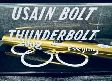 Olympische Spiele Peking 2008 - Usain Bolt - gesigneerde, Nieuw