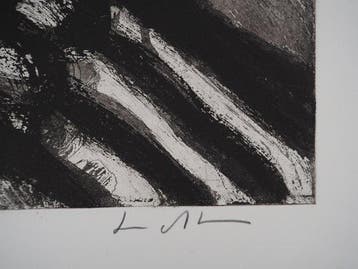 Bengt Lindström (1925-2008) - Deux hommes fauves