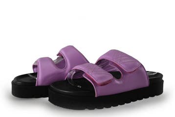 VIA VAI Slippers in maat 37 Zwart, Kleding | Dames, Schoenen, Slippers, Verzenden, Zwart, Zo goed als nieuw