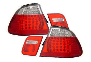 LED Achterlichten Rood/Wit BMW 3 Serie E46 Coupe 99-03 B6097, Auto-onderdelen, Nieuw, BMW