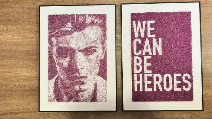 André Monet (XX) - We Can Be Heroes, Antiquités & Art, Art | Peinture | Moderne