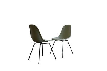 Vitra - Charles & Ray Eames - Stoel (2) - Glasvezel, Staal -