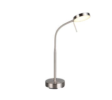 Trio MORENO tafellamp | LED | nikkel mat | 14 x 45 cm | IP20, Verzenden, Nieuw