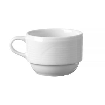 Koffiekopjes | SATURN | Porselein | Wit | 17cl | 12 Stuks |, Verzenden