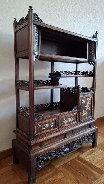 Kabinet - Hout - Japan - Meiji periode (1868-1912) -