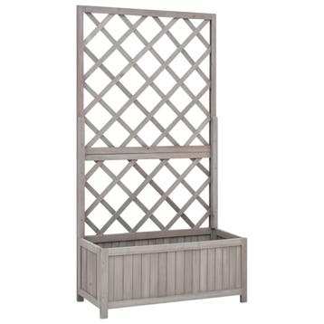Plantenbak met latwerk: Tweede kansje, OP = OP, Tuin en Terras, Verzenden, Zo goed als nieuw, 60 tot 100 cm, 60 cm of meer