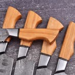 Keukenmes - Chefs knife - Gevouwen staal ,Olijfhout - Noord