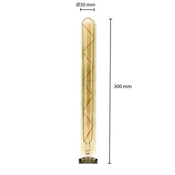 LED FILAMENT E27 TUBULAR SMOKE, Maison & Meubles, Lampes | Lampes en vrac, Verzenden